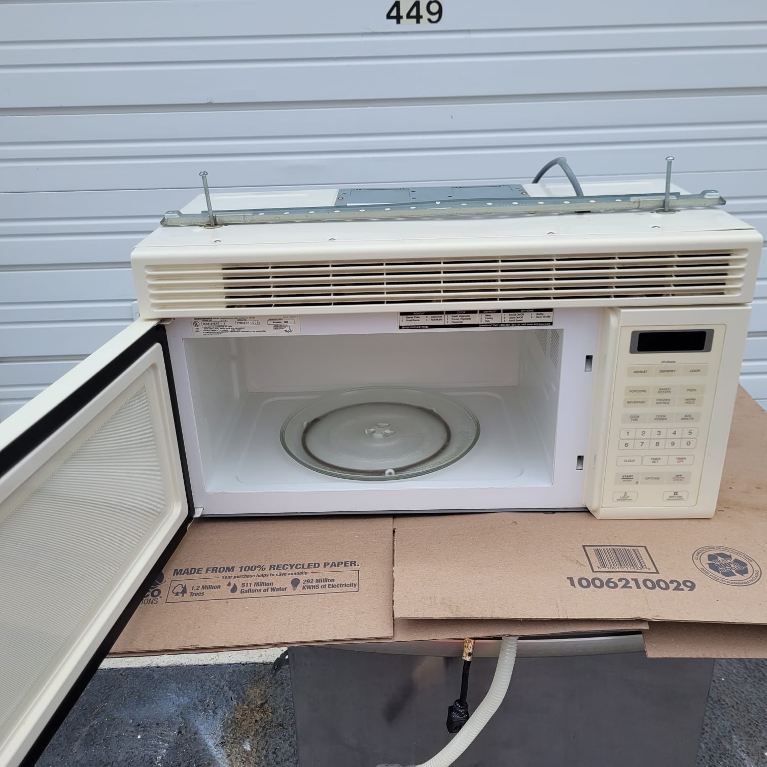 Whirlpool Over-the-Range Microwave Whirlpool Over-the-Range Microwave